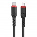 Кабель Type-C - Apple lightning Hoco X59 Victory PD 27W 100см 3A  (black) (235047)#2050118