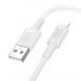 Кабель USB - Apple lightning Borofone BX111 Feliz 100см 2,4A  (white) (235099)#2050260