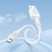 Кабель USB - micro USB Borofone BX111 Feliz 100см 2,4A  (white) (235101)#2050257