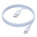 Кабель USB - Type-C Borofone BX107 18W 100см 3A  (blue) (234648)#2050247