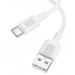 Кабель USB - Type-C Borofone BX111 Feliz 100см 3A  (white) (235103)#2050250