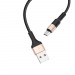 Кабель USB - Micro USB HOCO X26 1.0м 2.0A (черно-золотистый), шт#2050762