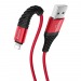 Кабель USB - Lightning HOCO X38 1.0м 2.4A (красный), шт#2050756