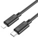 Кабель Type-C - Apple lightning Hoco X88 (повр.уп.) 20W 100см 3A  (black) (238275)#2051170