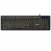 Клавиатура Smartbuy 336 USB, проводная с подсветкой, черная (SBK336UK)#2051444