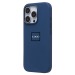 Чехол-накладка Silicone Case SafeMag с анимацией для "Apple iPhone 16 Pro Max" (dark blu(235654)#2066406