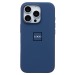 Чехол-накладка Silicone Case SafeMag с анимацией для "Apple iPhone 16 Pro" (dark blue) (235646)#2052086