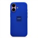 Чехол-накладка Silicone Case SafeMag с анимацией для "Apple iPhone 16" (brilliant blue) (235631)#2052745