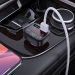 Автомобильный FM-трансмиттер Hoco E59 QC3.0 BT (повр. уп.)  (black) (235488)#2052166