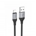 Кабель USB - Apple lightning Hoco X102 черный 1м#2102427