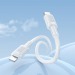 Кабель Type-C - Apple lightning Borofone BX111 Feliz PD 27W 100см 3A  (white) (235095)#2053451