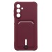 Чехол-накладка - SC304 с картхолдером для "Samsung Galaxy A16 5G" (bordo) (237554)#2059323