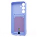 Чехол-накладка - SC304 с картхолдером для "Samsung Galaxy S24FE" (light violet) (237267)#2139996