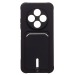 Чехол-накладка - SC304 с картхолдером для "Tecno Spark 30C 4G" (black) (237700)#2103509