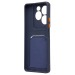 Чехол-накладка - SC337 с картхолдером для "Infinix Note 40X 5G" (dark blue) (236887)#2090215