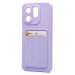 Чехол-накладка - SC337 с картхолдером для "Infinix Smart 9 4G" (light violet) (236972)#2058180