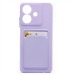 Чехол-накладка - SC337 с картхолдером для "Realme C61 4G Global" (light violet) (236993)#2058145