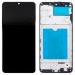 Дисплей для Samsung Galaxy A22 4G (A225F) модуль с рамкой Черный - (In-Cell)#2135341