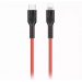 Кабель Type-C - Apple lightning Hoco U31 (повр. уп) 120см 2,4A  (red) ()#2058003