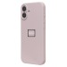 Чехол-накладка ORG Soft Touch с закрытой камерой для "Apple iPhone 16 Plus" (beige) (236264)#2061293
