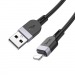 Кабель USB - Lightning HOCO X109 "Energy"  (2.4A, 300см) черный#2058909