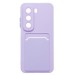 Чехол-накладка - SC337 с картхолдером для "Infinix Hot 50 5G" (light violet) (237600)#2061924