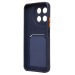 Чехол-накладка - SC337 с картхолдером для "Tecno Spark 30 5G" (dark blue) (237662)#2063186
