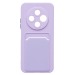 Чехол-накладка - SC337 с картхолдером для "Tecno Spark 30C 4G" (light violet) (237705)#2061895
