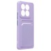 Чехол-накладка - SC337 с картхолдером для "Xiaomi 14T" (light violet) (237291)#2090228
