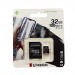 Карта памяти Kingston 1 Micro SD (с адаптером), 32gb, черная#2060115