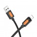 Кабель USB - Lightning BOROFONE BX114 Silicone (черный) 1м#2102436