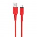 Кабель USB - Micro USB HOCO X59 (2.4A/2m) красный#2061418