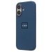Чехол-накладка ORG Silicone Case SafeMag с анимацией для "Apple iPhone 16" (denim) (236699)#2066850