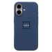 Чехол-накладка ORG Silicone Case SafeMag с анимацией для "Apple iPhone 16" (denim) (236699)#2066851