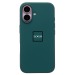 Чехол-накладка ORG Silicone Case SafeMag с анимацией для "Apple iPhone 16" (lake green) (236700)#2066843