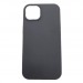 Чехол iPhone 14 Silicone Case (c Лого) №15 Серая Сажа#2061992