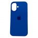 Чехол iPhone 16 Silicone Case (c Лого) №03 Глубокое Синее Озеро#2062641