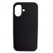 Чехол iPhone 16 Silicone Case (c Лого) №18 Черный#2061998