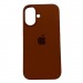 Чехол iPhone 16 Silicone Case (c Лого) №32 Коричневый#2062630