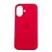 Чехол iPhone 16 Silicone Case (c Лого) №62 Фуксия#2062625