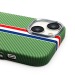 Чехол-накладка Luxo Creative PC  для "Apple iPhone 13/iPhone 14" (131) (green/multicolor) (235883)#2074465