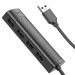 Адаптер-Хаб Hoco HB41 (USB to USB3.0*4) 1,2м черный#2062648