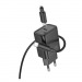 Сетевое зарядное устройство Hoco N60 PD20W +кабель Type-C/Lightning, цвет черный#2062654