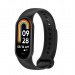 Ремешок - WB13 силикон на кнопке Xiaomi Mi Band 8 (black) (236226)#2065984