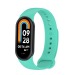 Ремешок - WB13 силикон на кнопке Xiaomi Mi Band 9 (dark green) (236232)#2065971