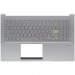 Топ-панель для ноутбука Asus VivoBook S15 S533EA серебро с подсветкой#2064491