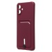 Чехол-накладка - SC304 с картхолдером для "Samsung Galaxy A06" (bordo) (235676)#2139869