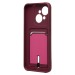 Чехол-накладка - SC304 с картхолдером для "Tecno Spark Go 1/Pop 9 4G" (bordo) (235658)#2139862