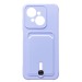 Чехол-накладка - SC304 с картхолдером для "Tecno Spark Go 1/Pop 9 4G" (light violet) (235659)#2067406