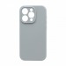 Чехол Silicone Case NEW без лого для Apple iPhone 15 Pro/6.1 (защита камеры) (026) светло-серый#2065859